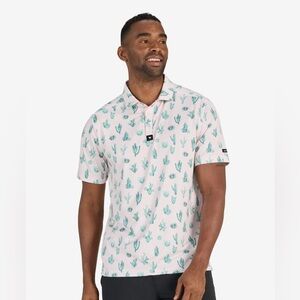 BAD BIRDIE MEN'S THORN IN YOUR SIDE POLO GOLF SHIRT L NWT